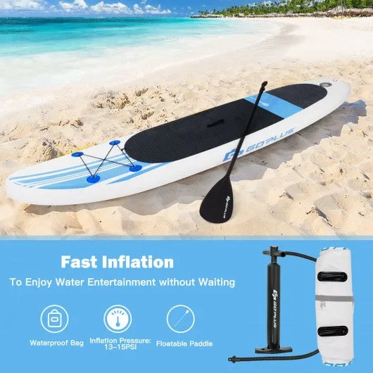 10' Inflatable Stand Up Paddle Board with Carry Bag