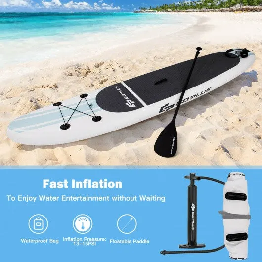 10' Inflatable Stand Up Paddle Board with Paddle Pump