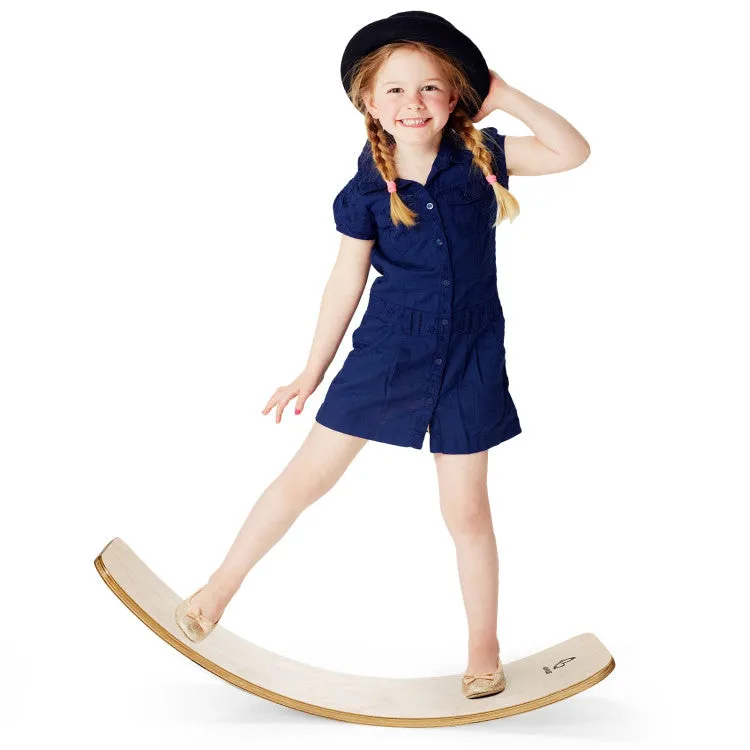 12 Inch Wobble Board for Balance Training-Natural