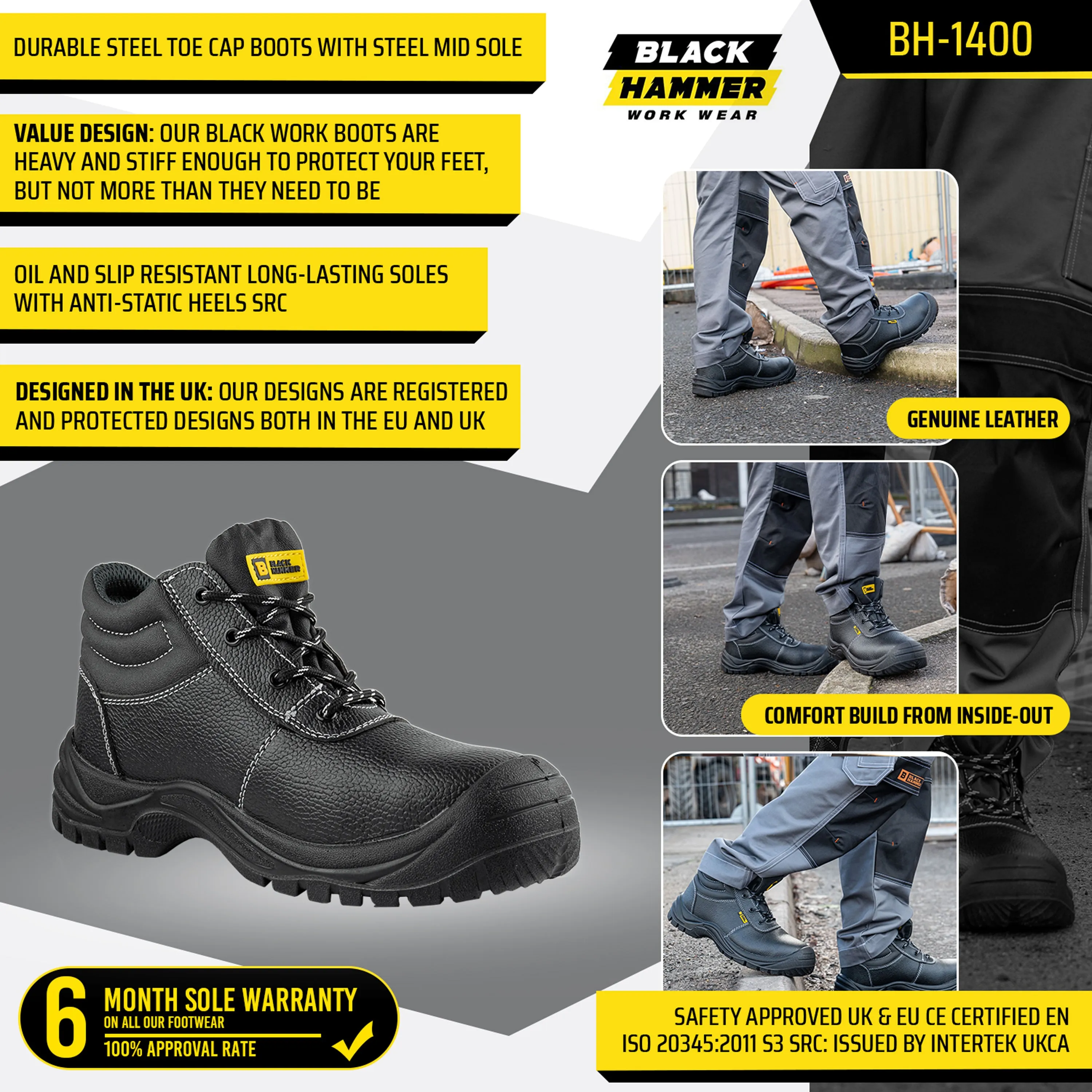 1400 Men Safety Boot