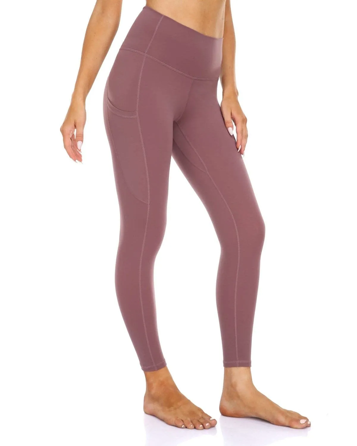 25" High Waisted Athletic Pants With Pocket