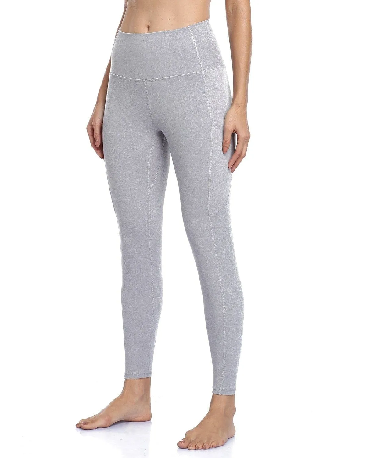 25" High Waisted Athletic Pants With Pocket