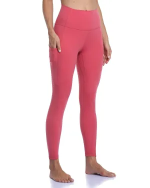 25" High Waisted Athletic Pants With Pocket