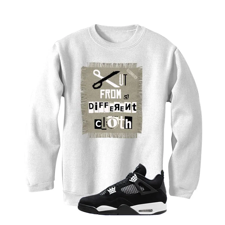 Air Jordan 4 White Thunder White T-Shirt (Cut from a different cloth)| illcurrency