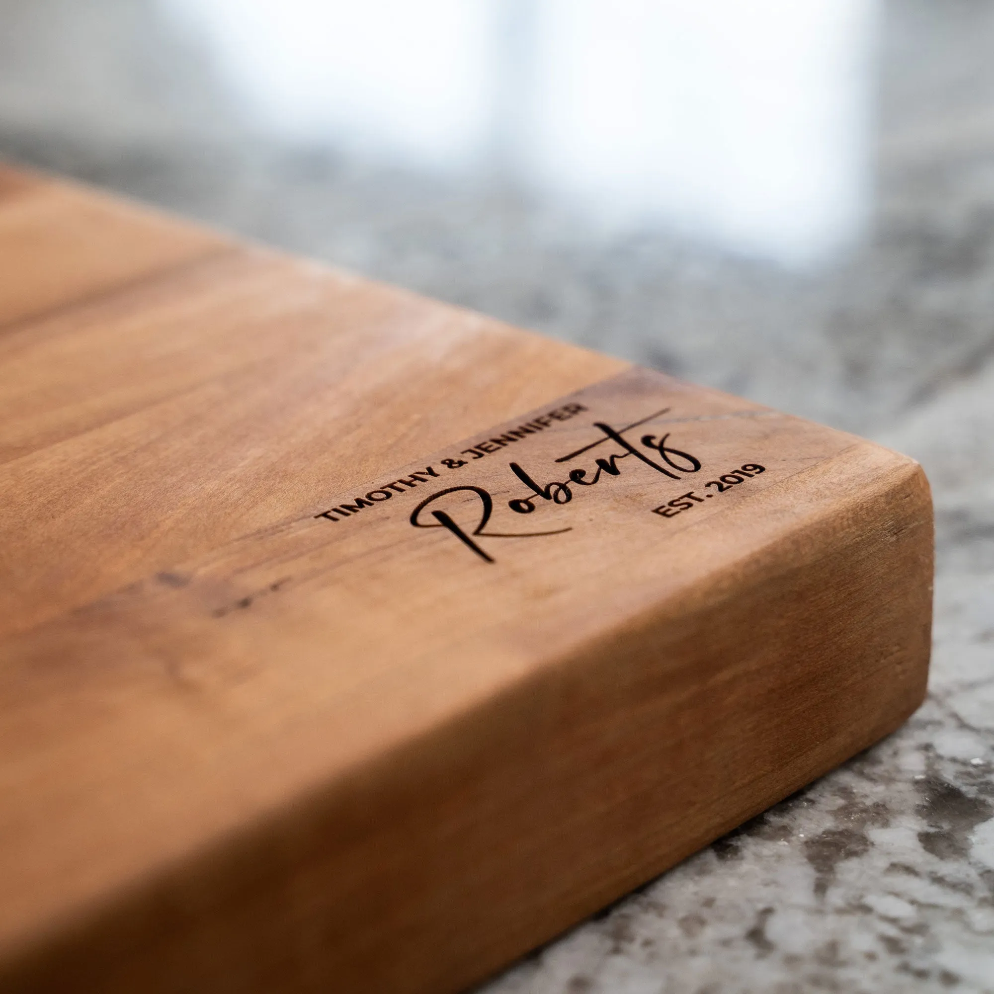 American Cherry Wood Butcher Block Cutting Board