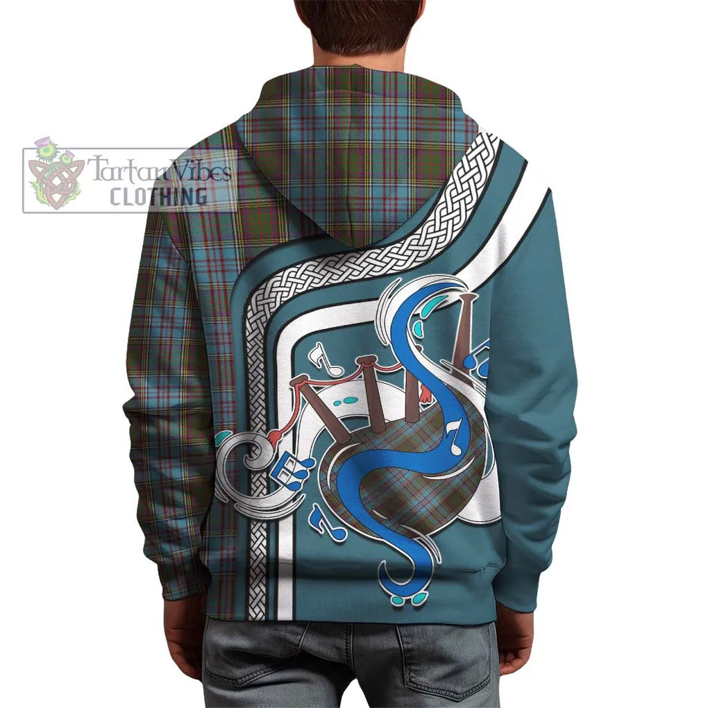 Anderson Tartan Hoodie with Epic Bagpipe Style