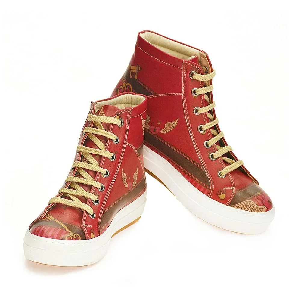 Angel Winged Heart Sneaker Boots CW2022