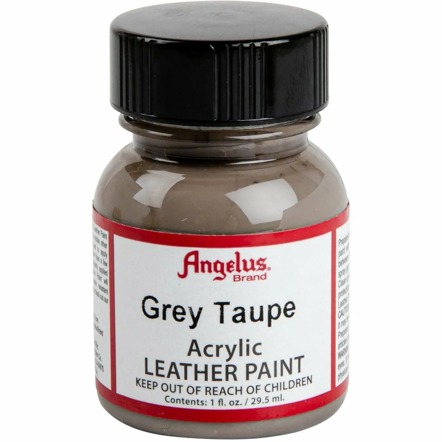 Angelus Acrylic Paint Grey Taupe #166 29Ml Use On Leather, Vinyl Or Fabric