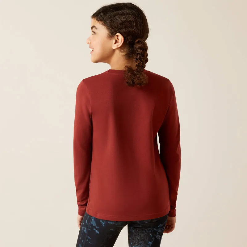 Ariat® Youth "Blossom Pony" Long Sleeve Shirt