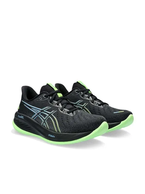 Asics Men GEL Cumulus 26 Black Running Shoes | KIBI SPOTS