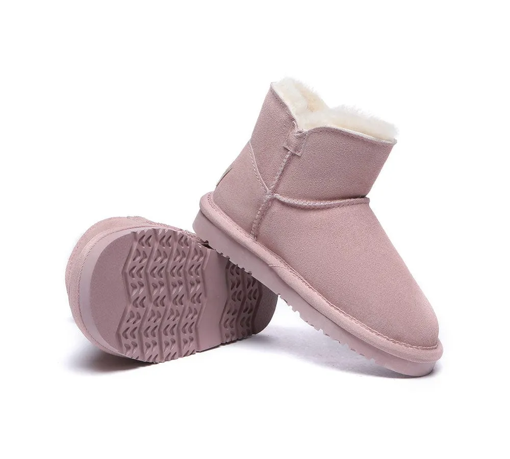 AUSTRALIAN SHEPHERD® UGG Boots Kids Sheepskin Wool Mini Button Nolan