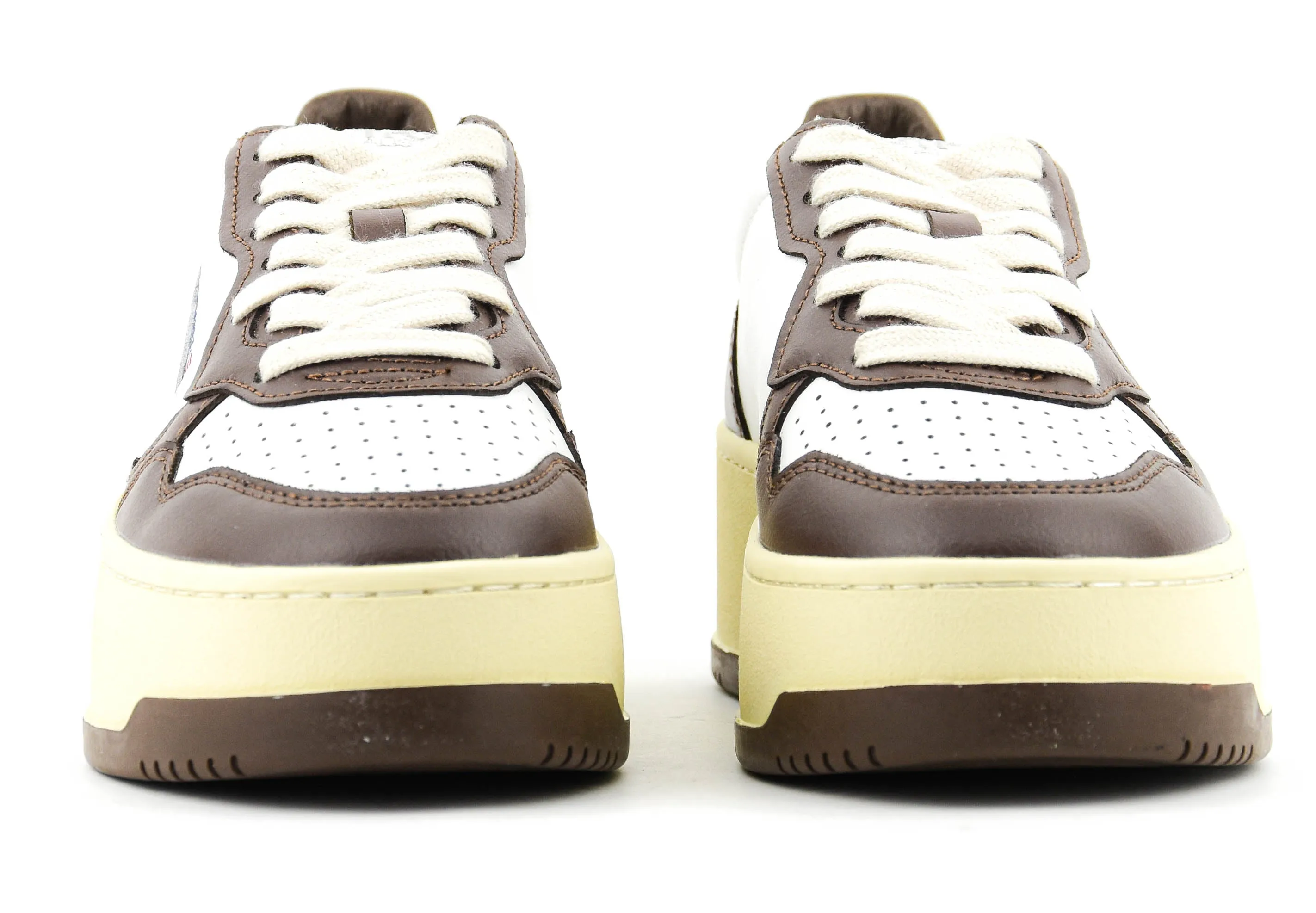 AUTRY MEDALIST PLATFORM SNEAKER CHESNUT