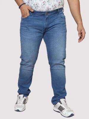 Azure Blue Jeans Men's Plus Size