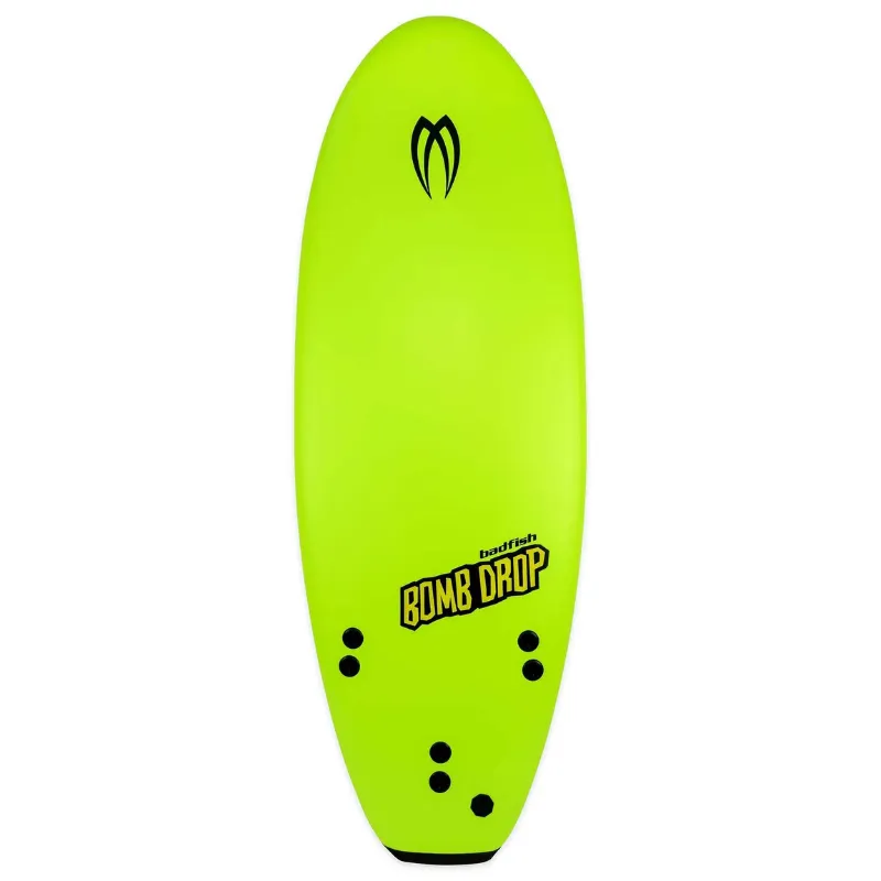 Badfish 5’0” Bomb Drop Foam Surfboard - Lime