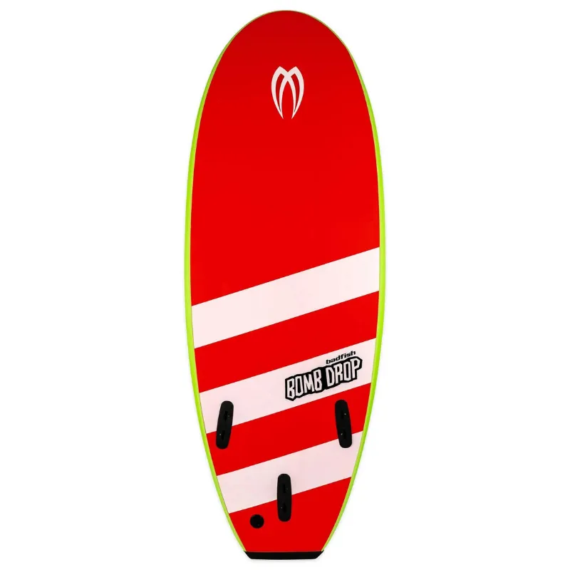 Badfish 5’0” Bomb Drop Foam Surfboard - Lime