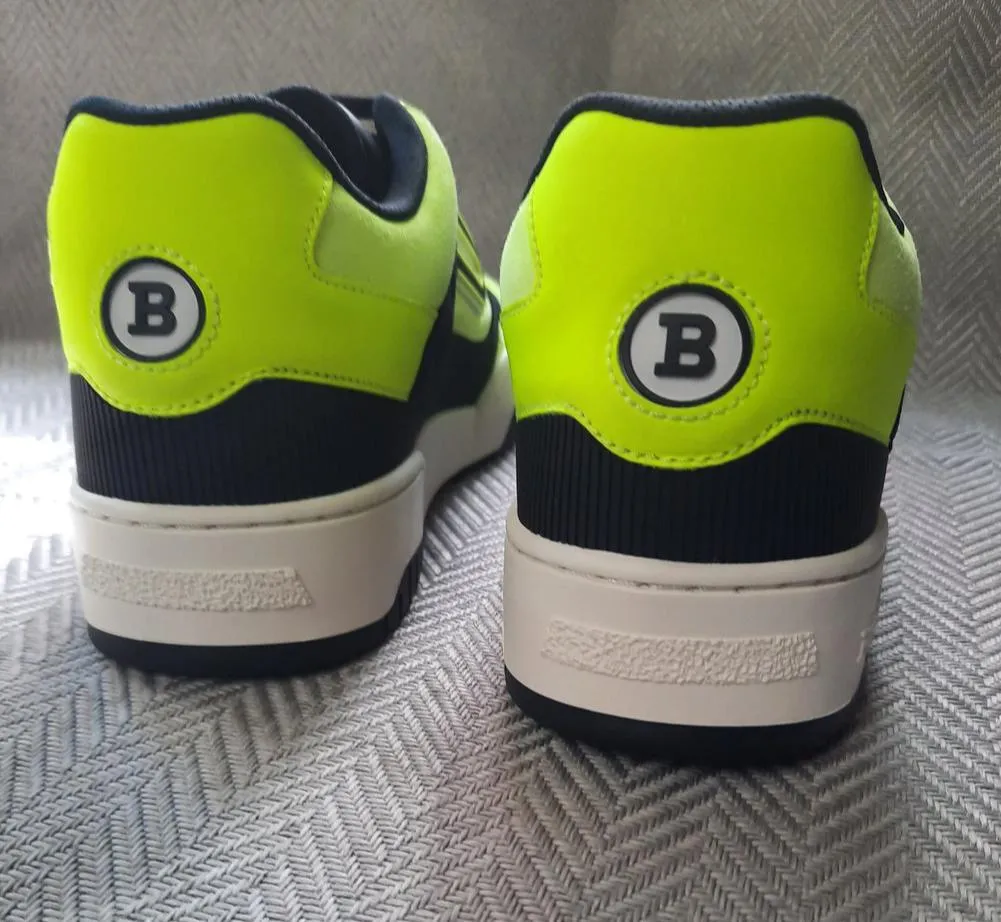 Bally Yellow Fluorescent Kuba Sneakers Size 9