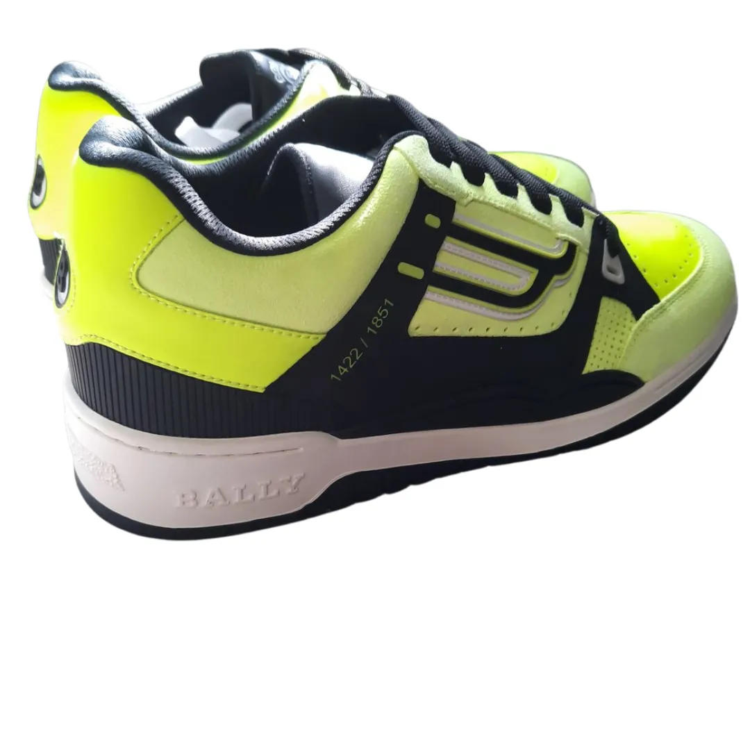 Bally Yellow Fluorescent Kuba Sneakers Size 9