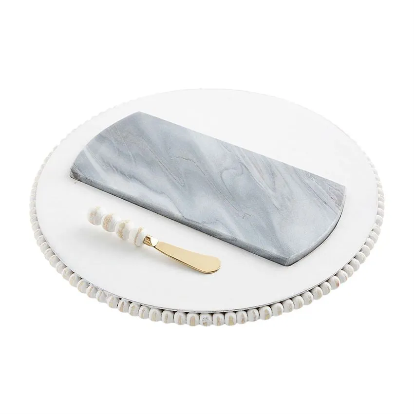 Bead & Marble Serving Board Set