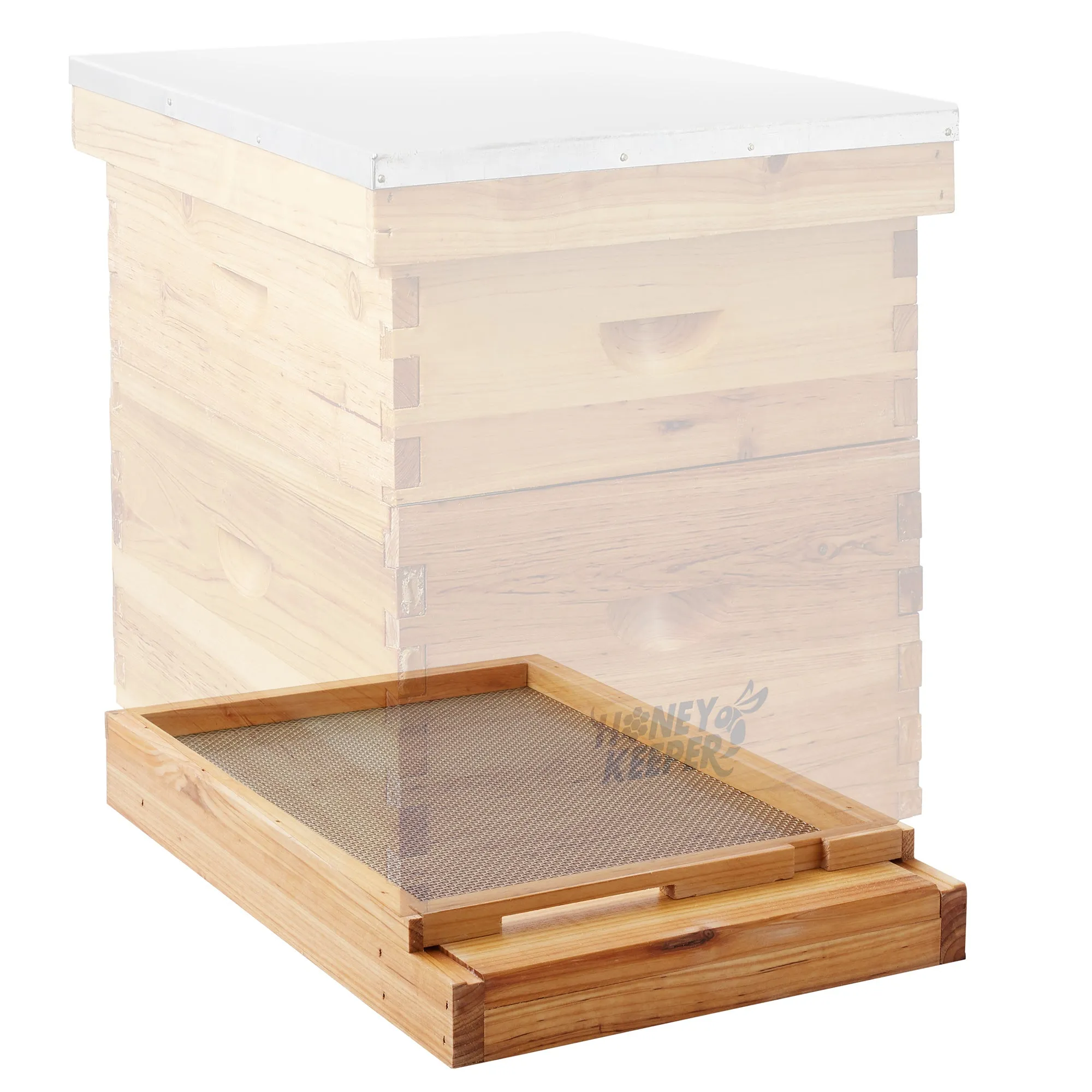 Beehive Screened Bottom Board Dipped in 100% Beeswax