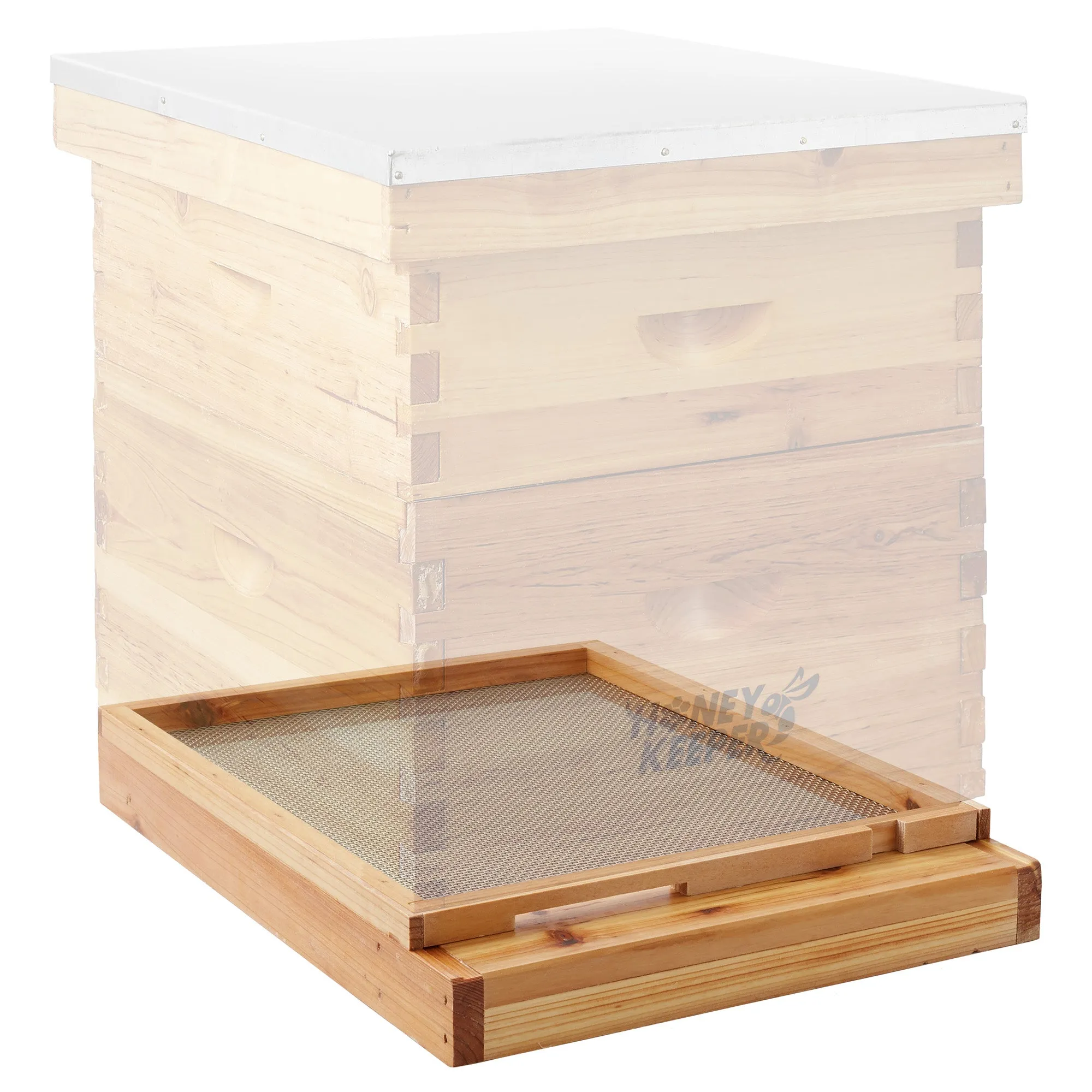 Beehive Screened Bottom Board Dipped in 100% Beeswax