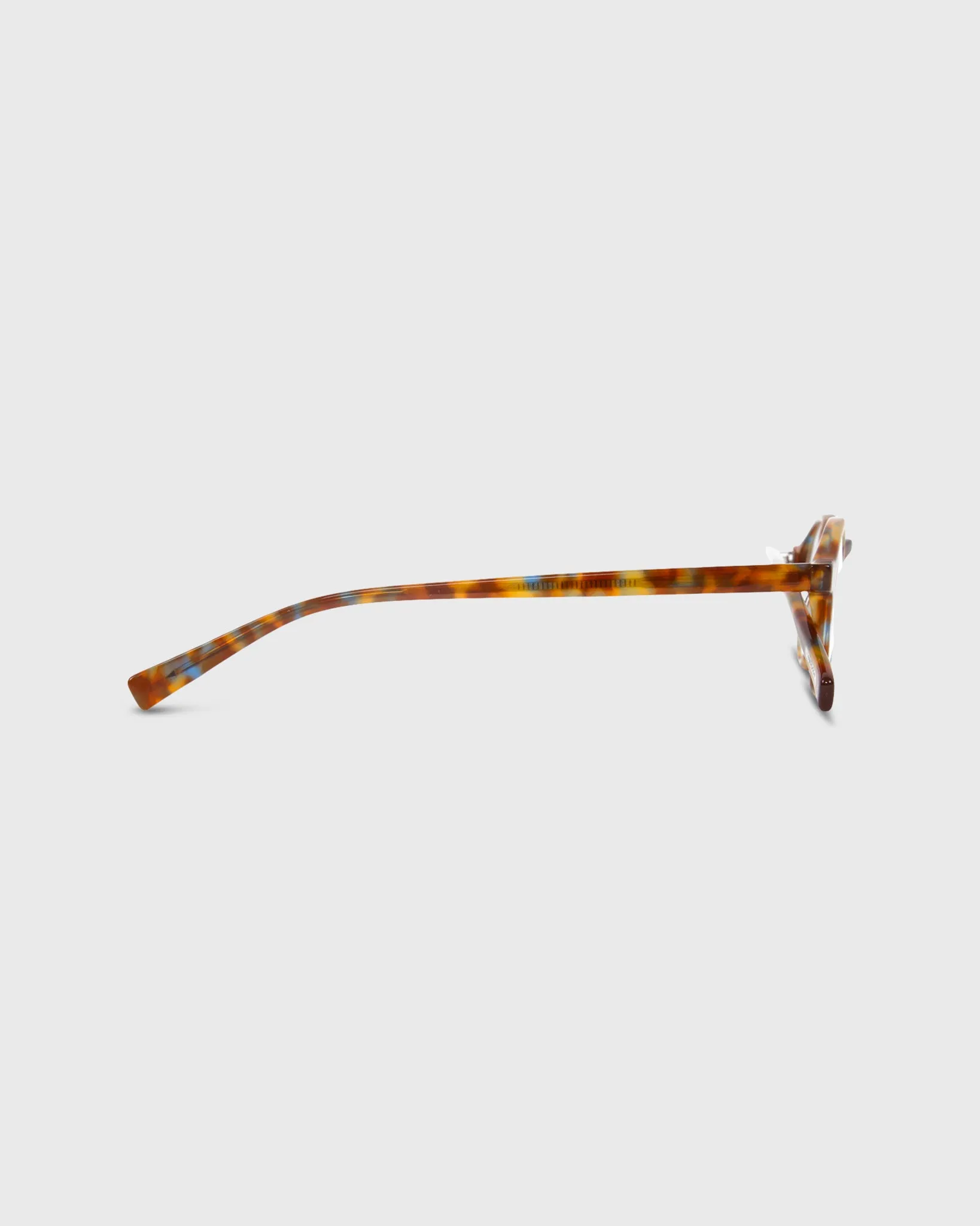 Board Stiff Reading Glasses in Spotty Tortoise with Blue