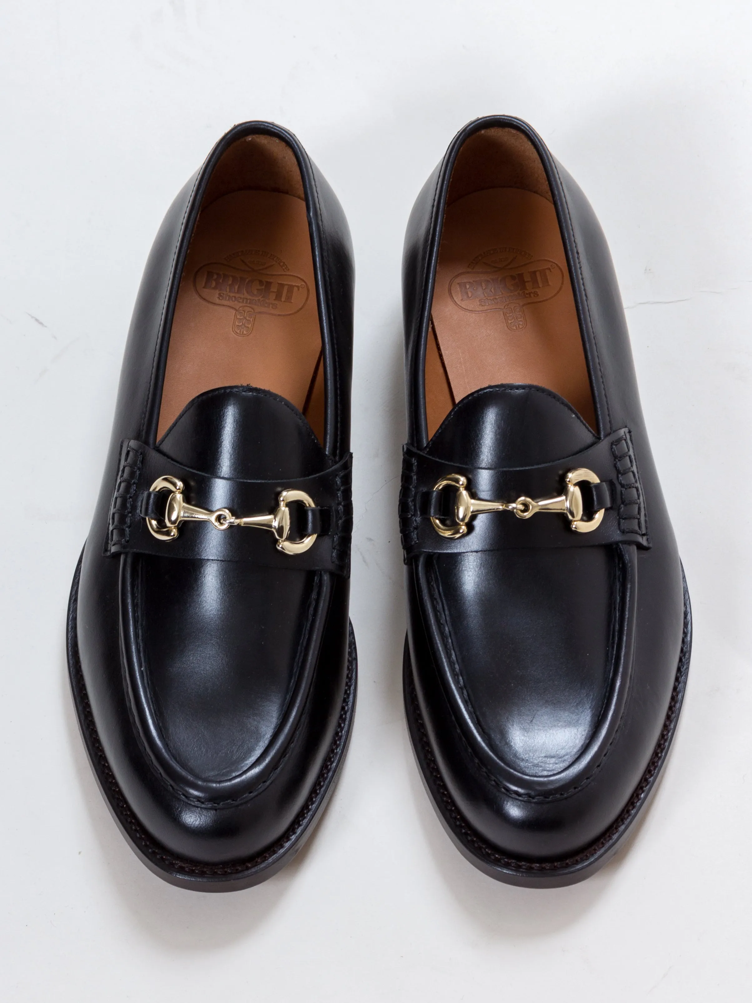 Bright Shoemakers, Horsebit Loafer, Black