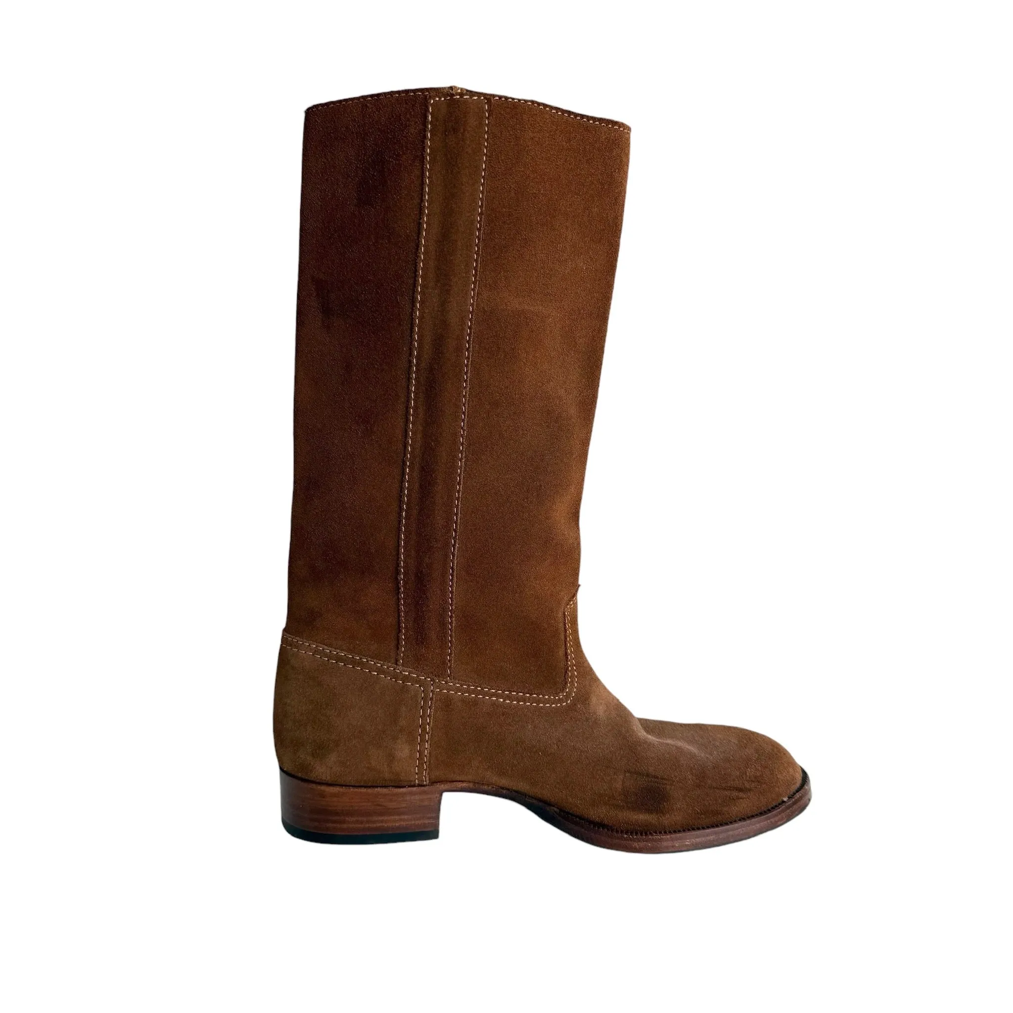 Brown Suede Boots - 6