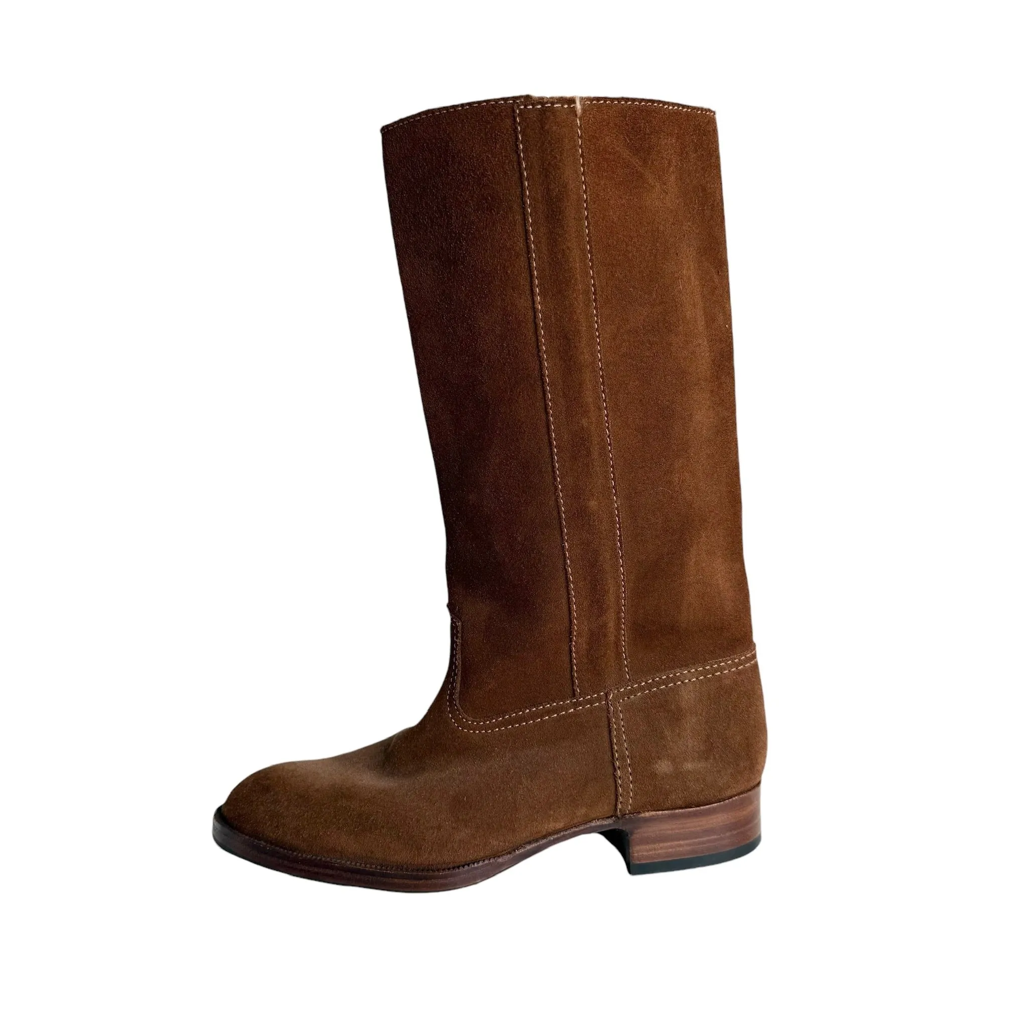 Brown Suede Boots - 6