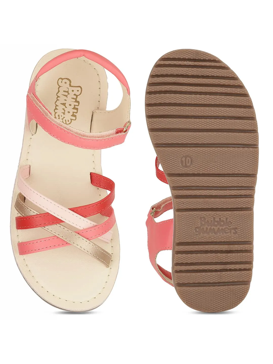 Bubblegummers Girls HAZEL Pink Sandal UK 2 (3615036)