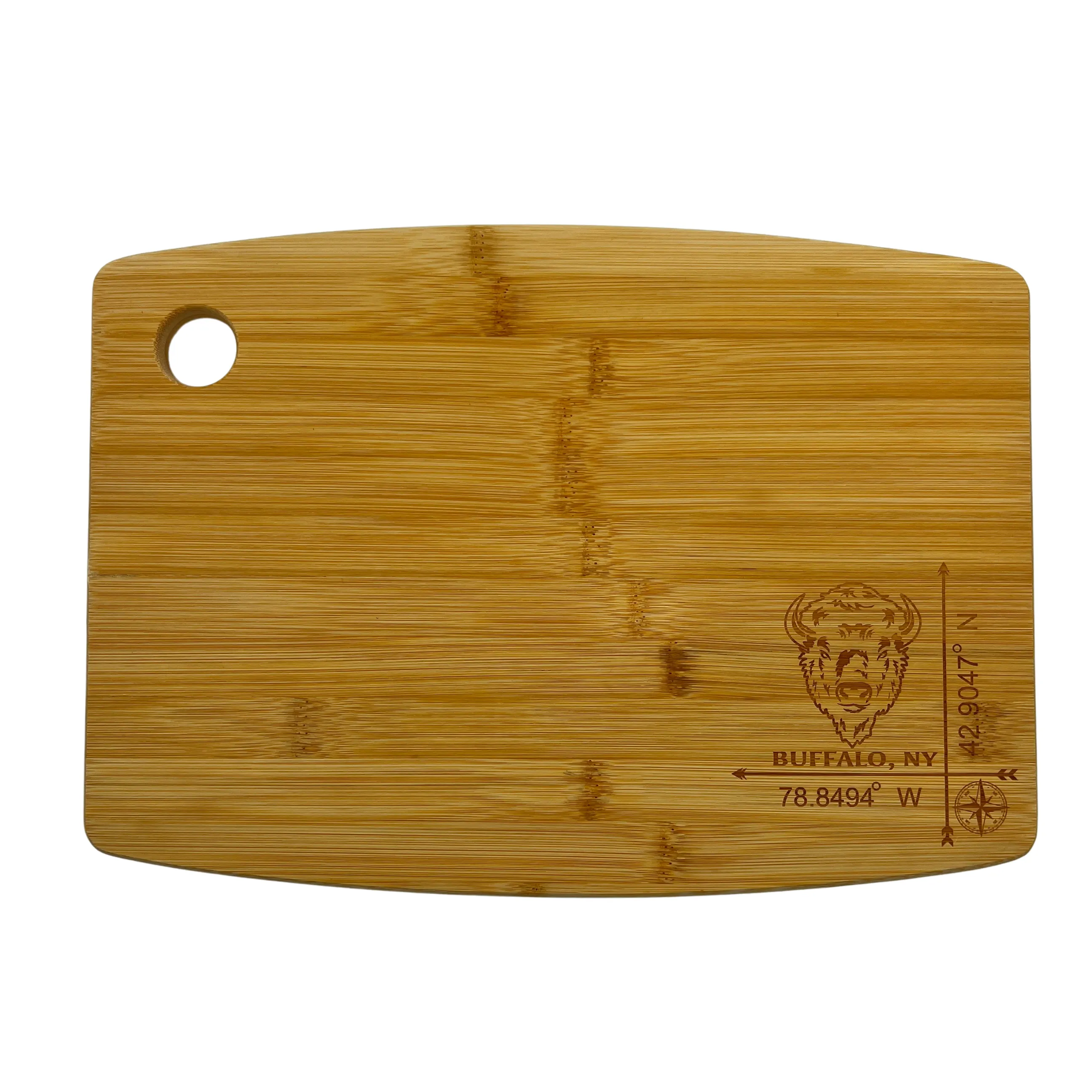 Buffalo Coordinates Bamboo Cutting Board