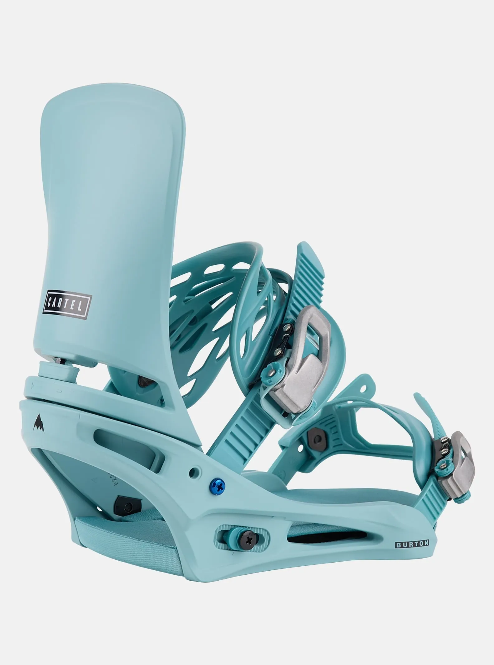 Burton Men's Cartel Re:Flex Snowboard Bindings Rock Lichen 2024