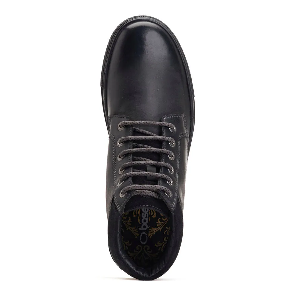 Cabbie High-Top Leather Trainers