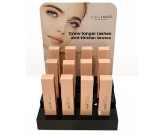 CanGro Bold Brows & Long Lashes Acrylic Counter Stand (Empty)