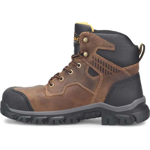 Carolina Men's Falcon 6" Steel Toe Lo WP Work Boot -Brown- CA3590