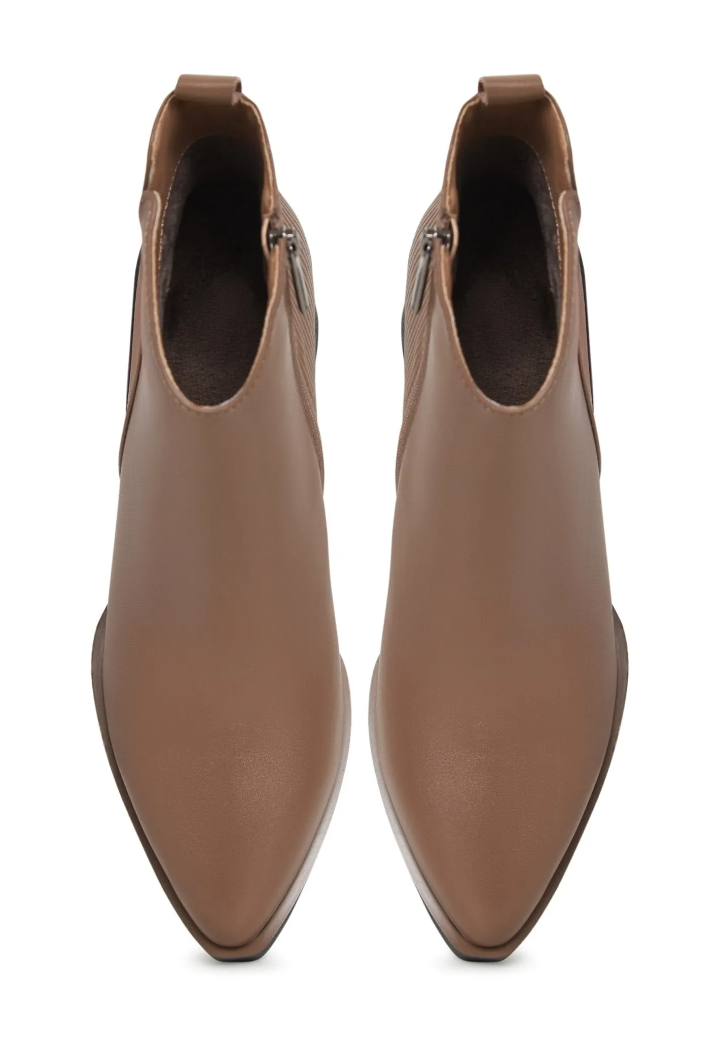 Casual Ankle Boots - Brown