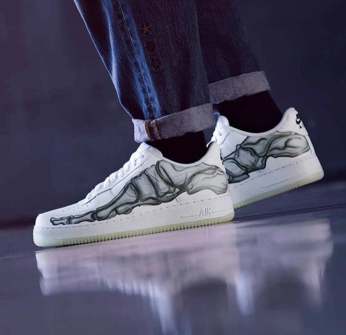 CE - AF1 Skeleton Halloween White