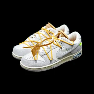 CE - OW x Dunk (NO.39) yellow shoelace brown buckle