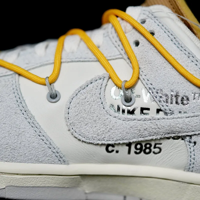 CE - OW x Dunk (NO.39) yellow shoelace brown buckle