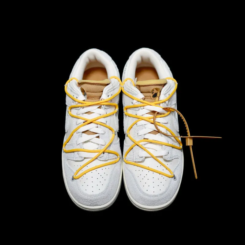 CE - OW x Dunk (NO.39) yellow shoelace brown buckle