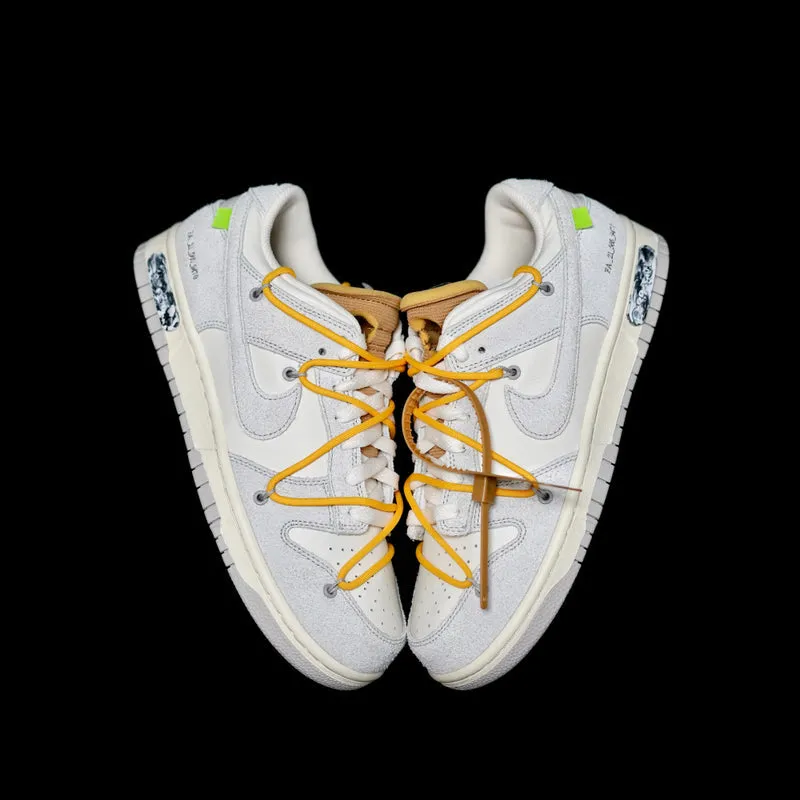 CE - OW x Dunk (NO.39) yellow shoelace brown buckle