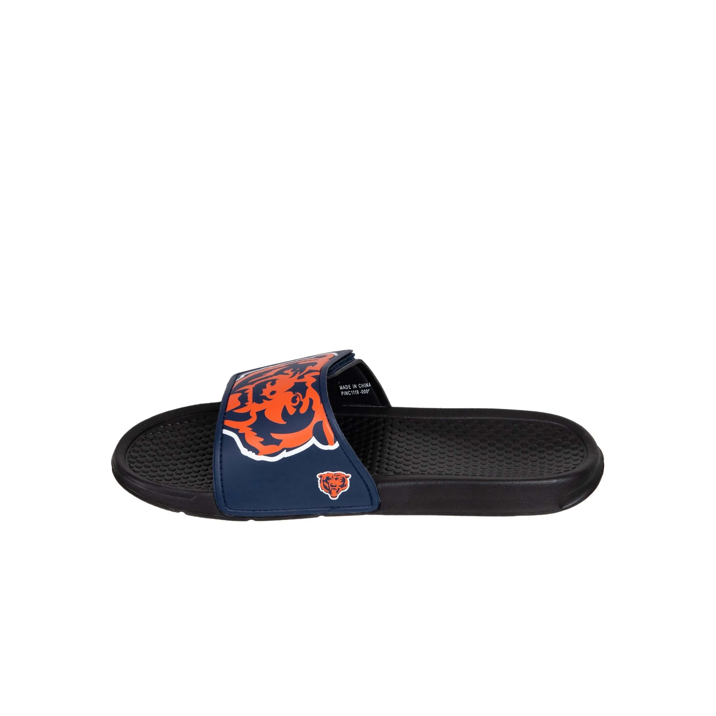 Chicago Bears NFL Mens Cropped Big Logo Slides