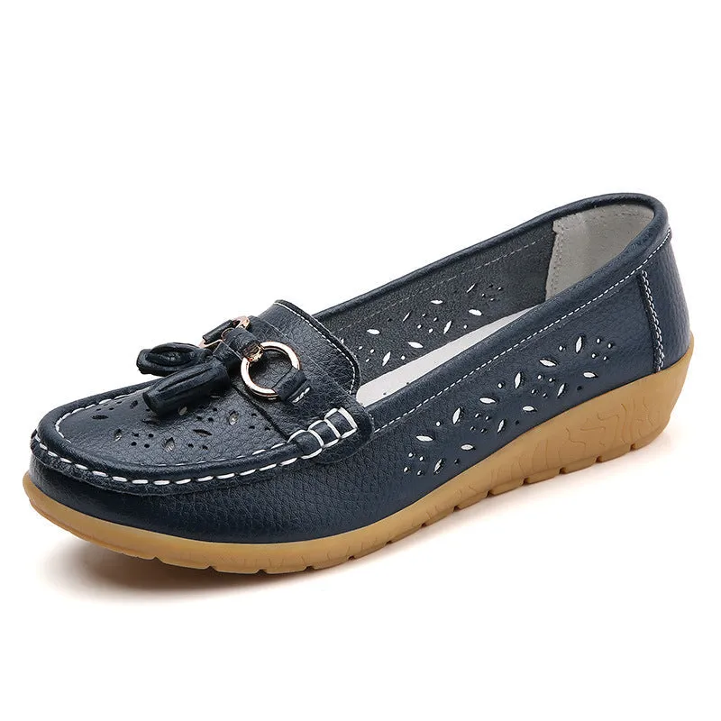 Cilool Comfort soft pu Slip On Loafer Marley Driver Shoes