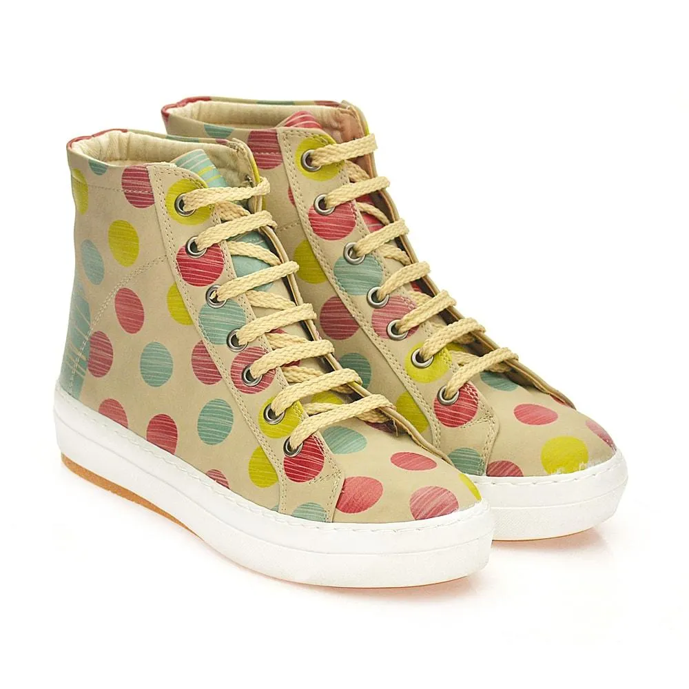 Colored Dots Sneaker Boots CW2014