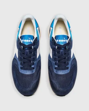 Conquest Pigskin SW Sneaker in Blue Ebony