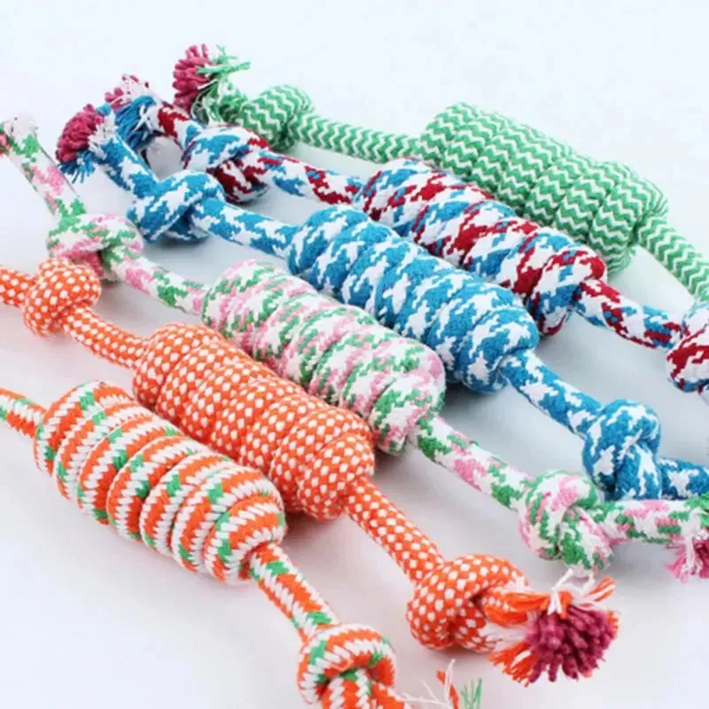 Cotton Rope Dog Toy for Chewing and Play