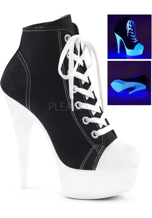 DELIGHT-600SK-02 [Black/Neon White] | PLATFORM BOOTS [PREORDER]