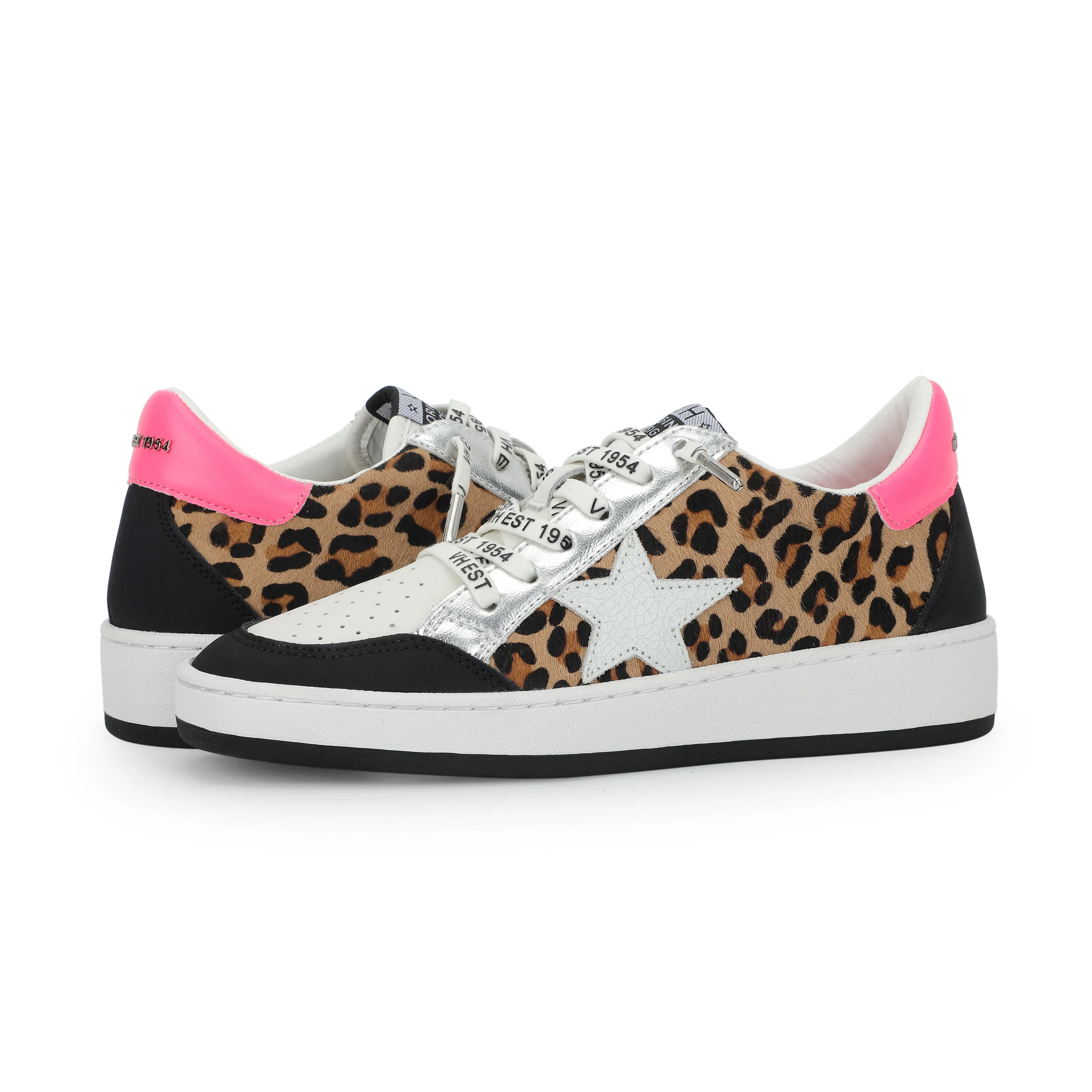 Denisse 15 Animal Print w/ Star Vintage Havana Sneaker