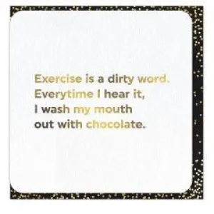 Dirty Exercise Foil Card