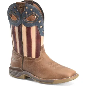 Double H Men's 11" Phantom Rider Fortitude Square Toe Boot - Light Brown PH5005