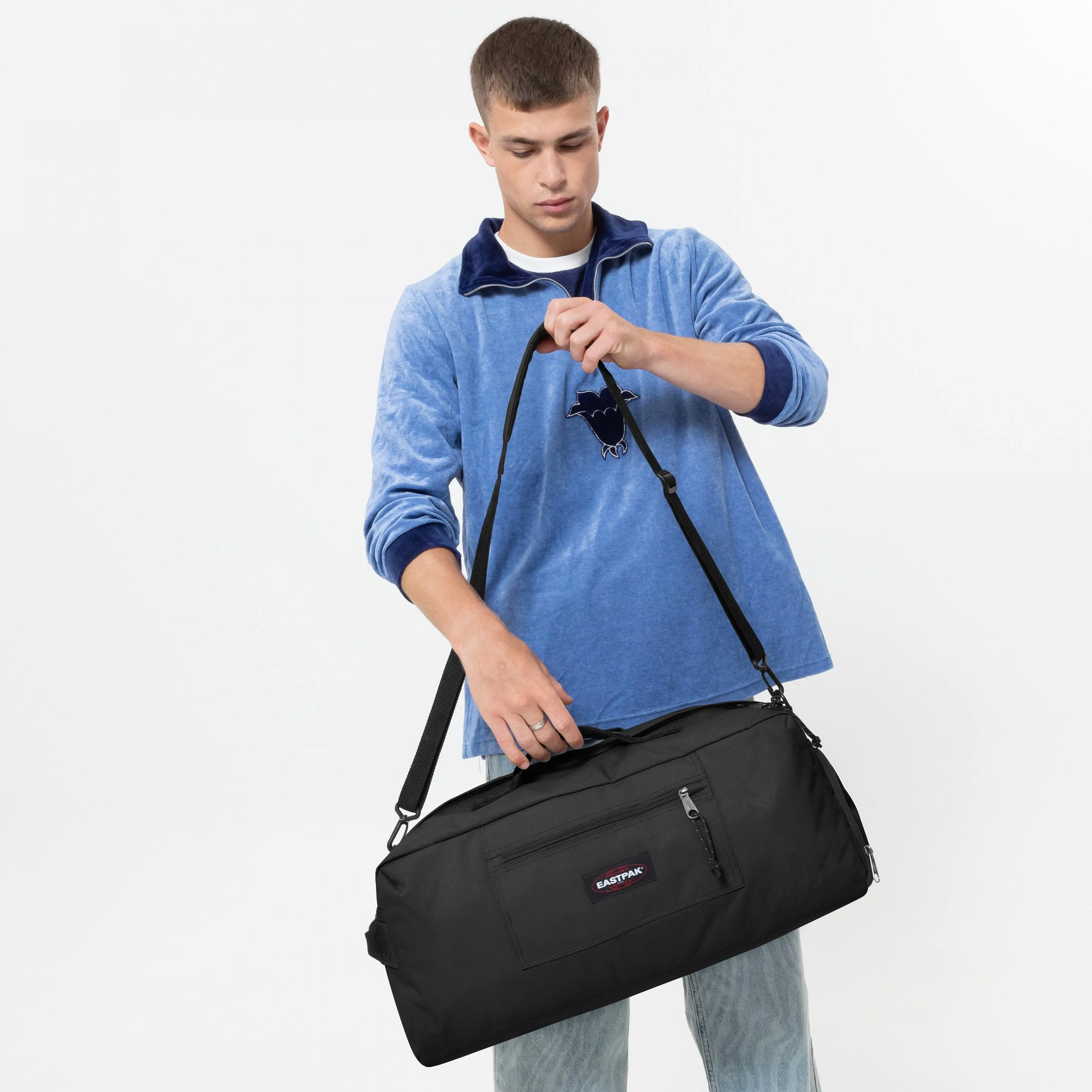 Eastpak Duffl'R M Black Medium Duffle Bag - EK0A5BES008